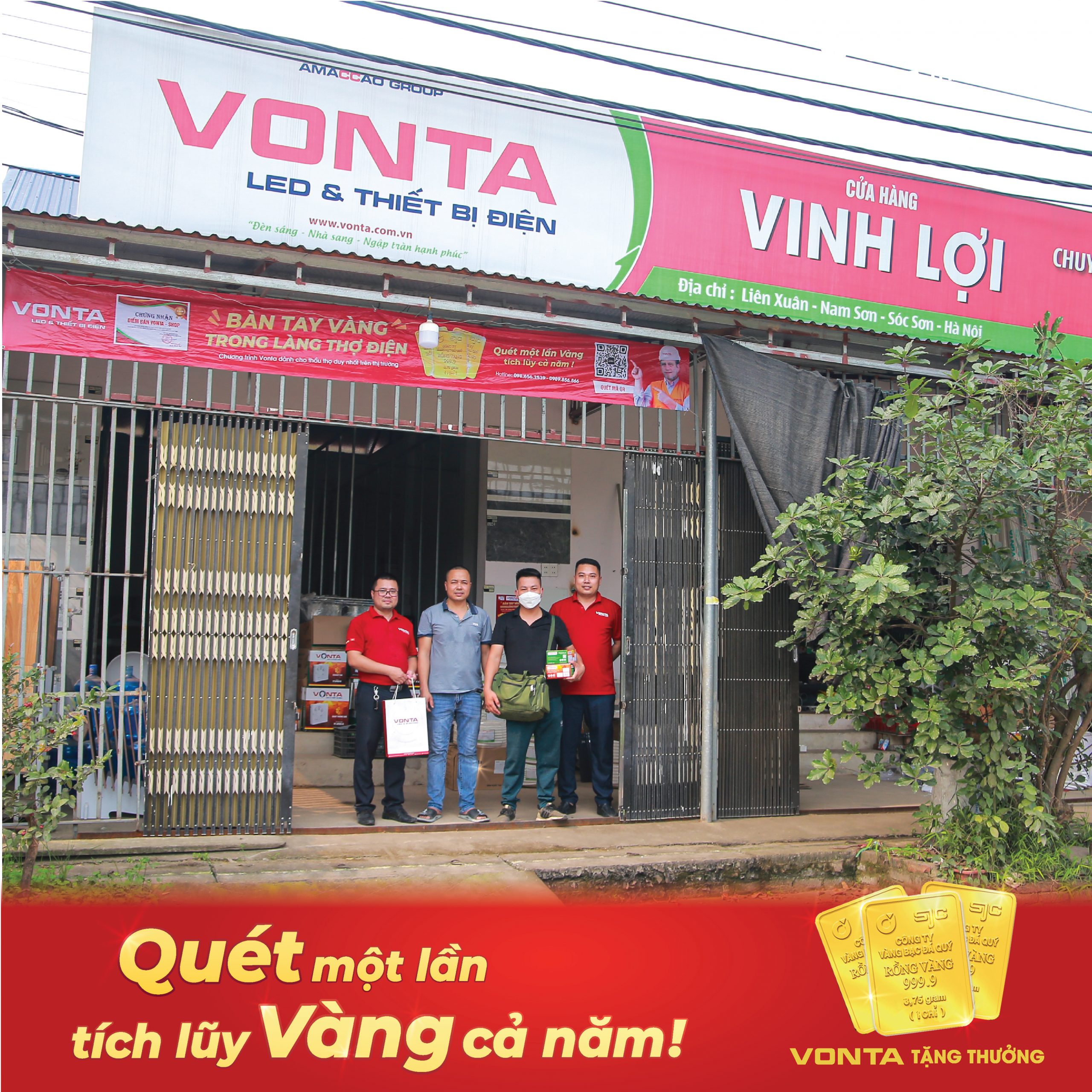 quét tích lũy Vàng cả năm