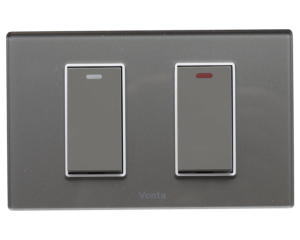 BỘ 1 CÔNG TẮC 1 CHIỀU SIZE S + 1 CÔNG TẮC 2 CHIỀU SIZE S MÀU XÁM MSP 2GRB2S402