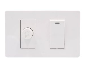 Bộ 1 công tắc 1 chiều + 1 hạt chiết đèn 500VA SIZE S MSP 3TB2S101D – V03