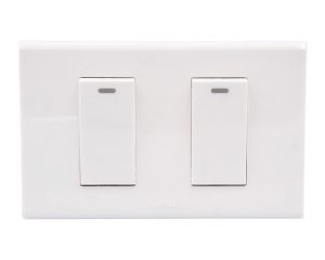 BỘ 2 CÔNG TẮC 1 CHIỀU SIZE S 16A MSP 4TB2S102-V04