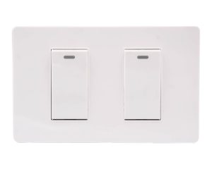 Bộ công tắc đôi 1 chiều 16A size S MSP 3TB2S102 – V03