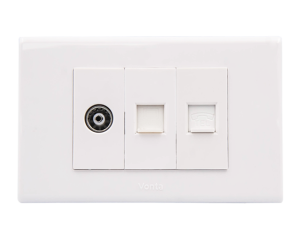 BỘ 1 Ổ CẮM ĐIỆN THOẠI 1 Ổ CẮM MẠNG 1 Ổ CẮM TV MSP 4TB3S000TIS – V04