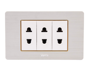 BỘ 3 Ổ CẮM 2 CHẤU 16A SIZE S MSP GSB3S030