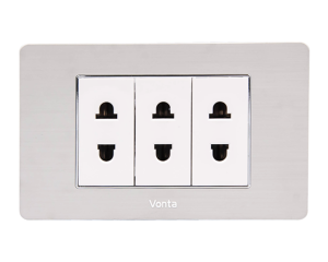 BỘ 3 Ổ CẮM 2 CHẤU 16A SIZE S MSP SSB3S030