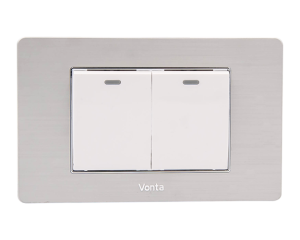 BỘ 2 CÔNG TẮC 1 CHIỀU 16A SIZE M MSP SSB3S102