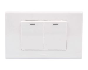 BỘ 2 CÔNG TẮC 1 CHIỀU 16A SIZE M MSP 4TB3S102