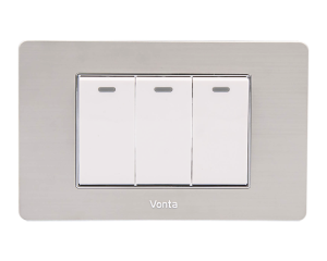 BỘ 3 CÔNG TẮC 1 CHIỀU SIZE S 16A MSP SSB3S103