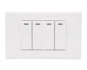 BỘ 4 CÔNG TẮC 1 CHIỀU SIZE XS 16A MSP 4TB3S104 – V04