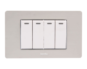 BỘ 4 CÔNG TẮC 1 CHIỀU SIZE XS 16A MSP SSB3S104