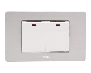 BỘ 2 CÔNG TẮC 2 CHIỀU 16A SIZE M MSP SSB3S202