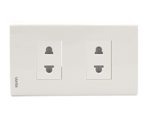 BỘ 2 Ổ CẮM 2 CHẤU 16A SIZE S MSP 6TB2S020