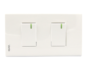 BỘ 2 CÔNG TẮC 1 CHIỀU 16A SIZE S MSP 6TB2S102