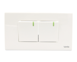 BỘ 2 CÔNG TẮC 1 CHIỀU 16A SIZE M MSP 6TB3S102