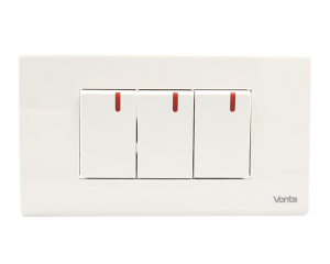 BỘ 3 CÔNG TẮC 2 CHIỀU 16A SIZE S MSP 6TB3S203