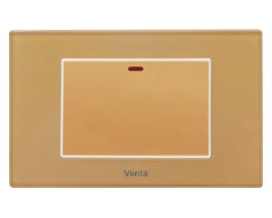 BỘ 1 CÔNG TẮC 2 CHIỀU 16A SIZE L MÀU ĐỒNG MSP 2CPB3S201