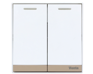 BỘ CÔNG TẮC ĐIỆN ĐÔI 2 CHIỀU 16A MSP WH768-2A