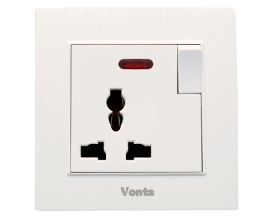 Bộ thiết bị ổ cắm đa năng có công tắc MSP WHV2KJ-1-3