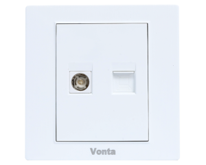 BỘ Ổ CẮM TIVI + MÁY TÍNH MSP WHV2KJ-TV-PC