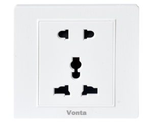 BỘ THIẾT BỊ 1 Ổ CẮM 2 CHẤU + 1 Ổ CẮM ĐA NĂNG MSP WHV2KJ-5P