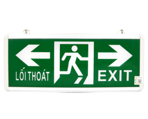 ĐÈN LED EXIT 2 MẶT CÓ CHỈ 2 HƯỚNG TRÁI PHẢI VTMEX-LR2S 2W