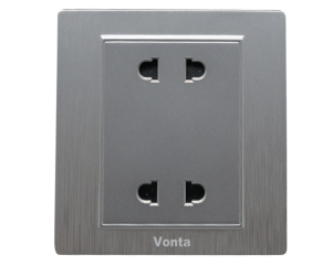 BỘ Ổ CẮM ĐÔI 2 CHẤU MSP CSV2KJ-4P