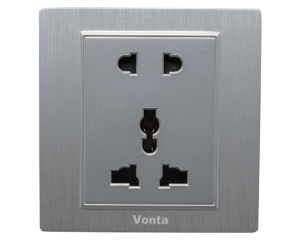 BỘ THIẾT BỊ 1 Ổ CẮM 2 CHẤU+1 Ổ CẮM ĐA NĂNG MSPCSV2KJ-5P