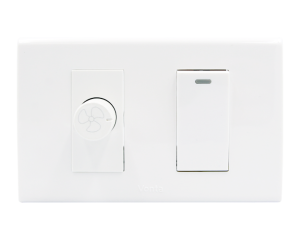 BỘ 1 CÔNG TẮC 1 CHIỀU + 1 HẠT CHIẾT ÁP QUẠT 400VA SIZE S MSP 4TB2S101Q – V04