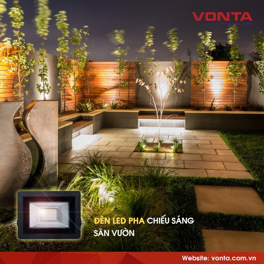ỨNG DỤNG VƯỢT TRỘI CỦA ĐÈN LED PHA VONTA KHÔNG PHẢI AI CŨNG BIẾT?